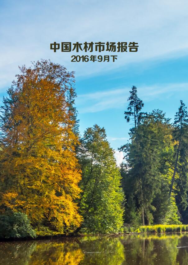 中国木材市场报告（2016年9月下）